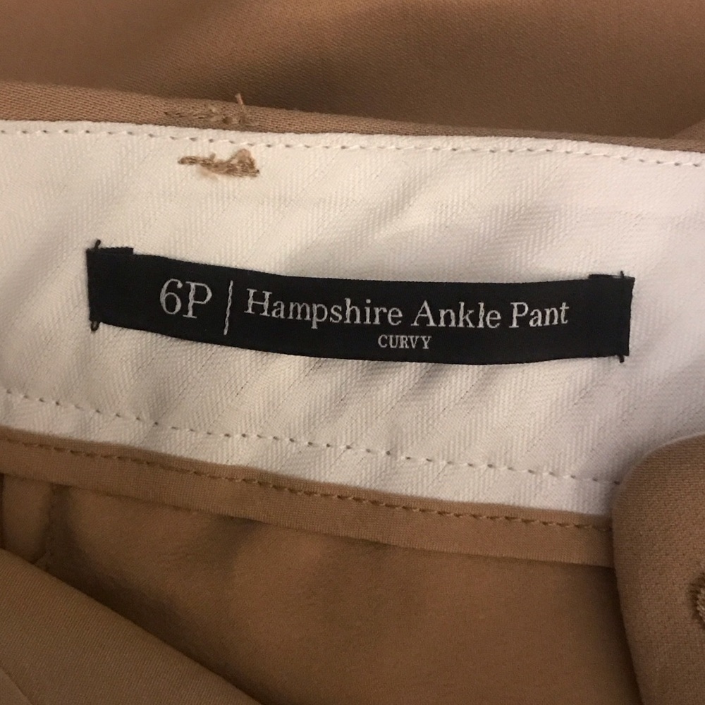 New Talbots Women's Ankle Tan Pants - Picture 5 of 6